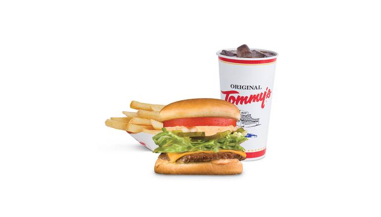 Order Combo #4 (California Classic Cheeseburger) food online from Original Tommy's store, El Monte on bringmethat.com