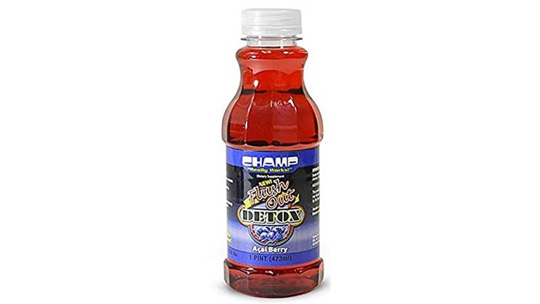 Order Champ Flush Out Detox Drink Acai Berry Flavour Bottle food online from Red Roof Market store, Lafollette on bringmethat.com
