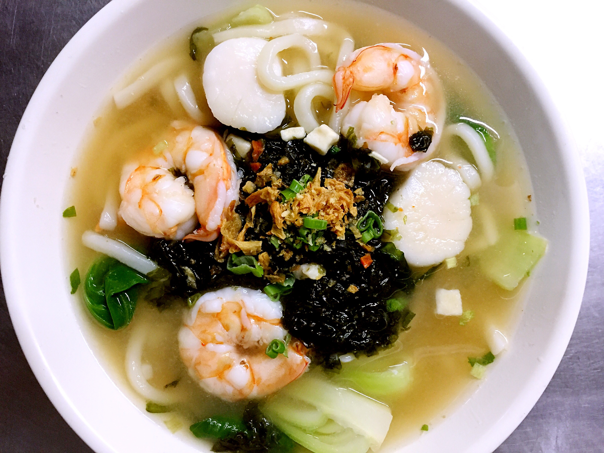 Order Seafood Miso Udon Noodle Soup food online from No.1 chinese restaurant store, New York on bringmethat.com