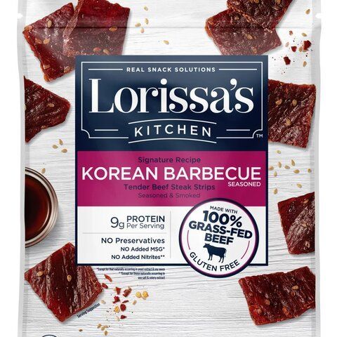 Order Lorissa's Kitchen Korean BBQ Beef Steak Strips 3oz food online from 7-Eleven store, Nashville on bringmethat.com