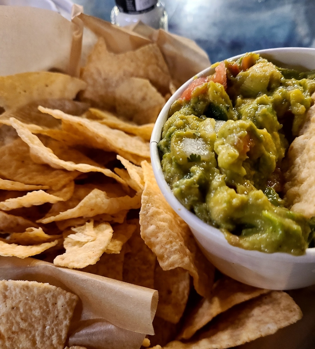 Order Guacamole & Chips food online from Tavern on the Bay at Harrison's Landing store, Corpus Christi on bringmethat.com