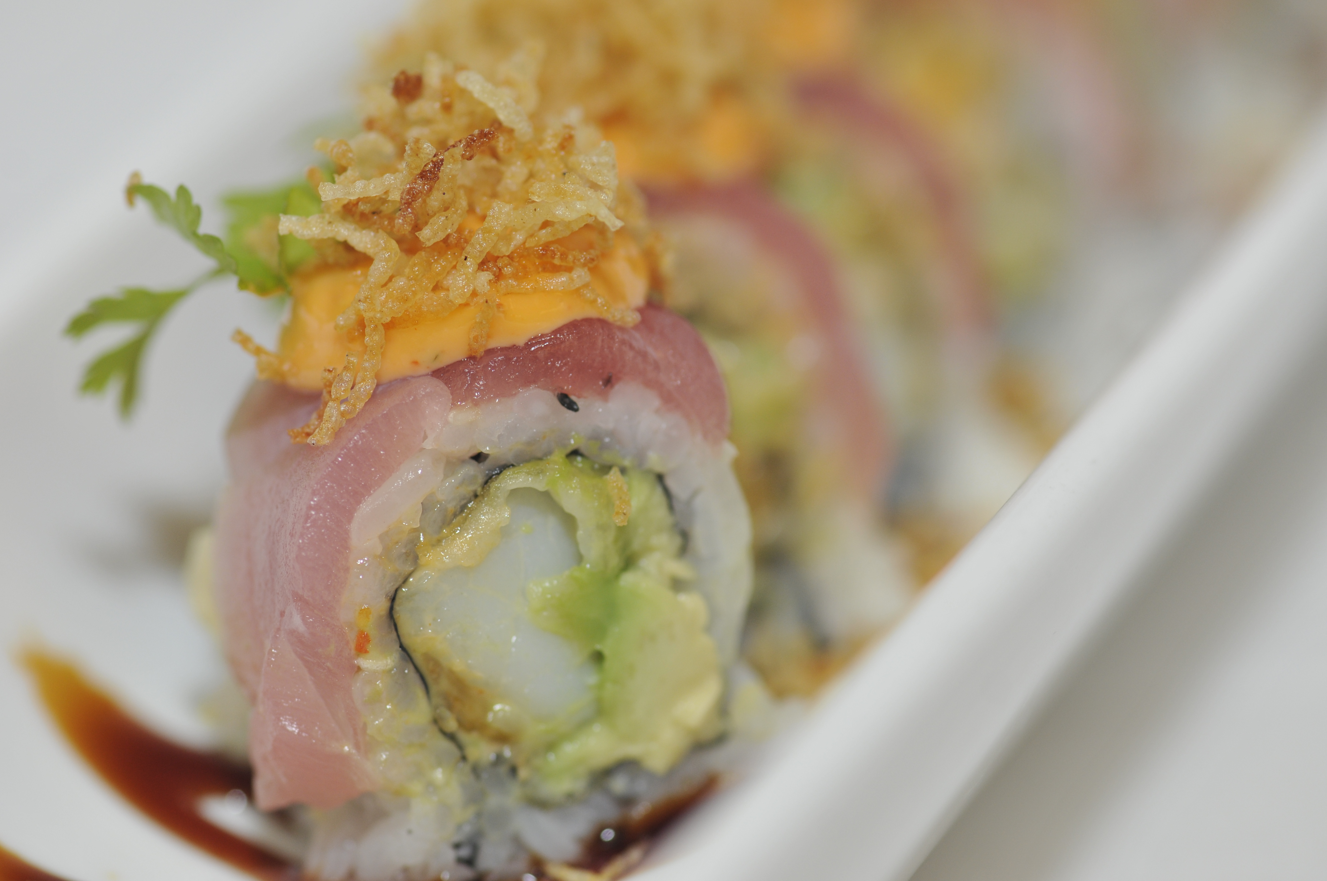 Order Raw Red Sox Maki Roll food online from Feng Shui Kitchen store, Waltham on bringmethat.com