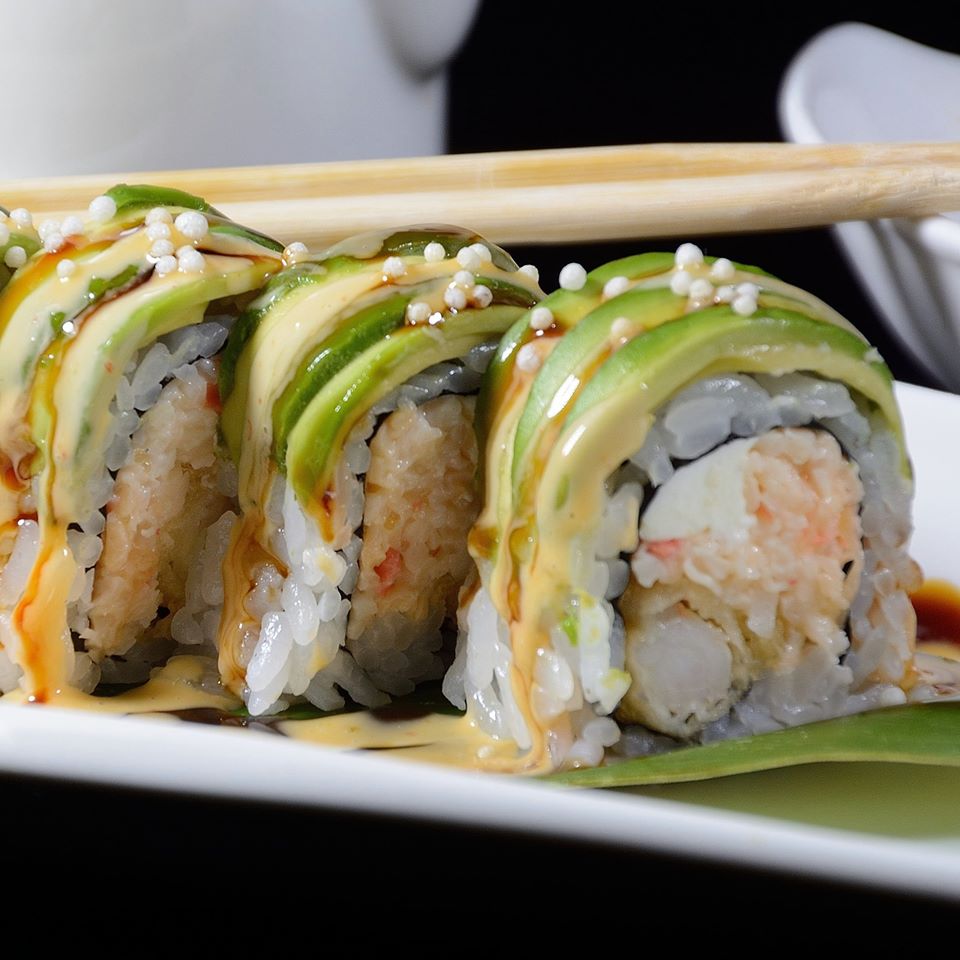 Order Green Dragon Roll food online from Fuji Sushi store, Biloxi on bringmethat.com