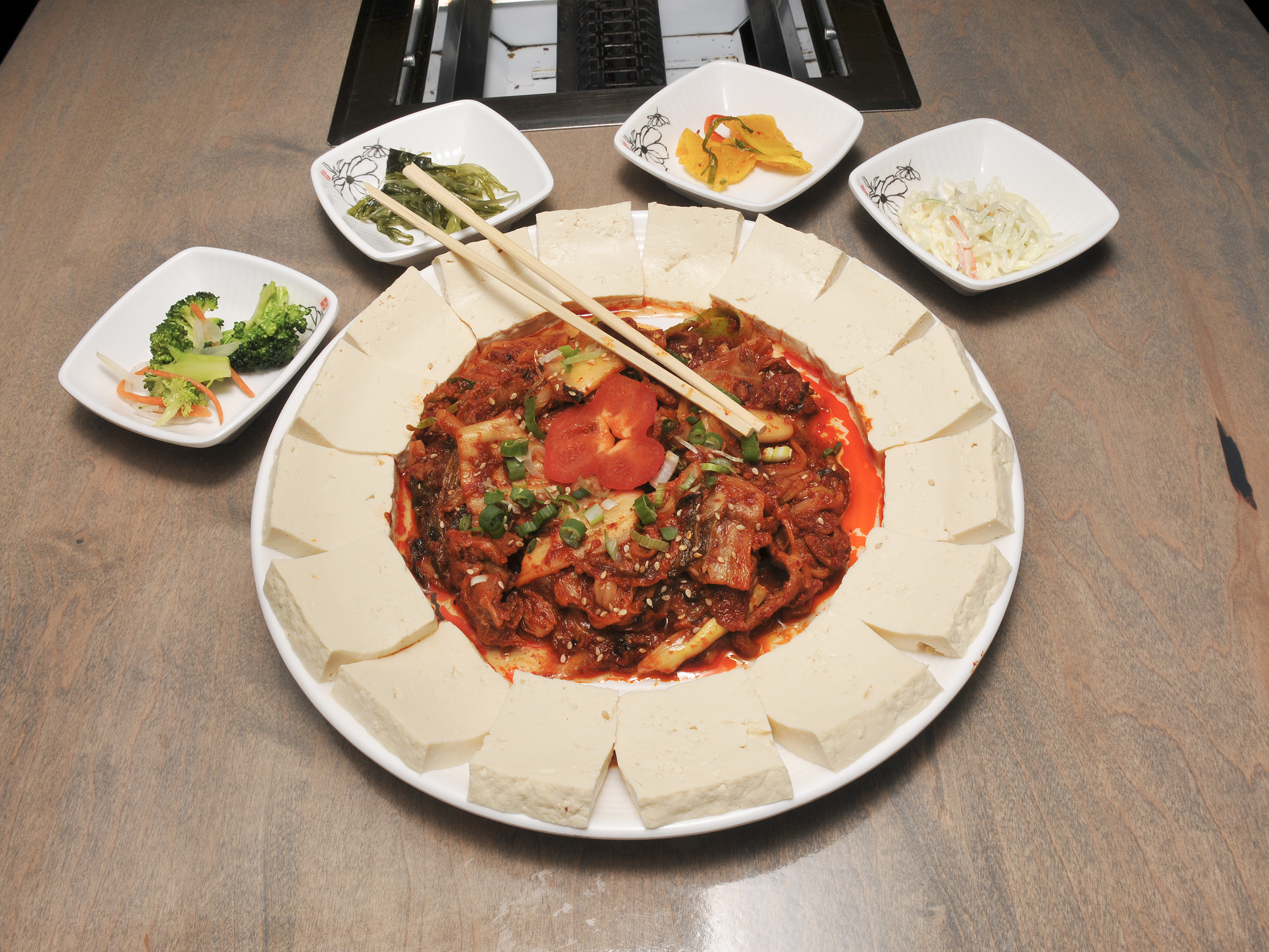 Order Stir-Fried Pork with Tofu and Kimchi 두부 김치 제육 food online from Chosun Ok store, Durham on bringmethat.com