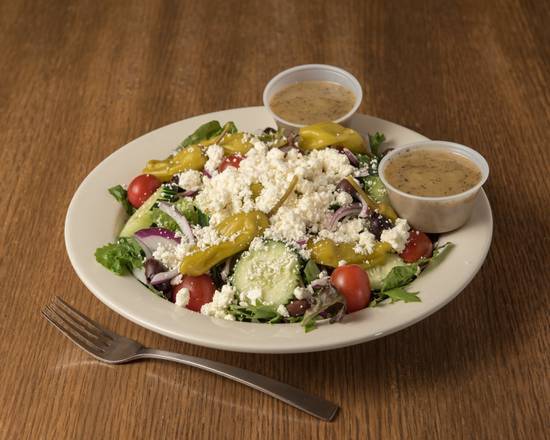 Order Greek salad food online from D'agostino's Pizza And Pub store, Chicago on bringmethat.com