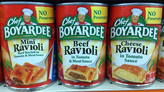 Order Chef Boyardee Cans food online from Danny's Deli store, Flushing on bringmethat.com