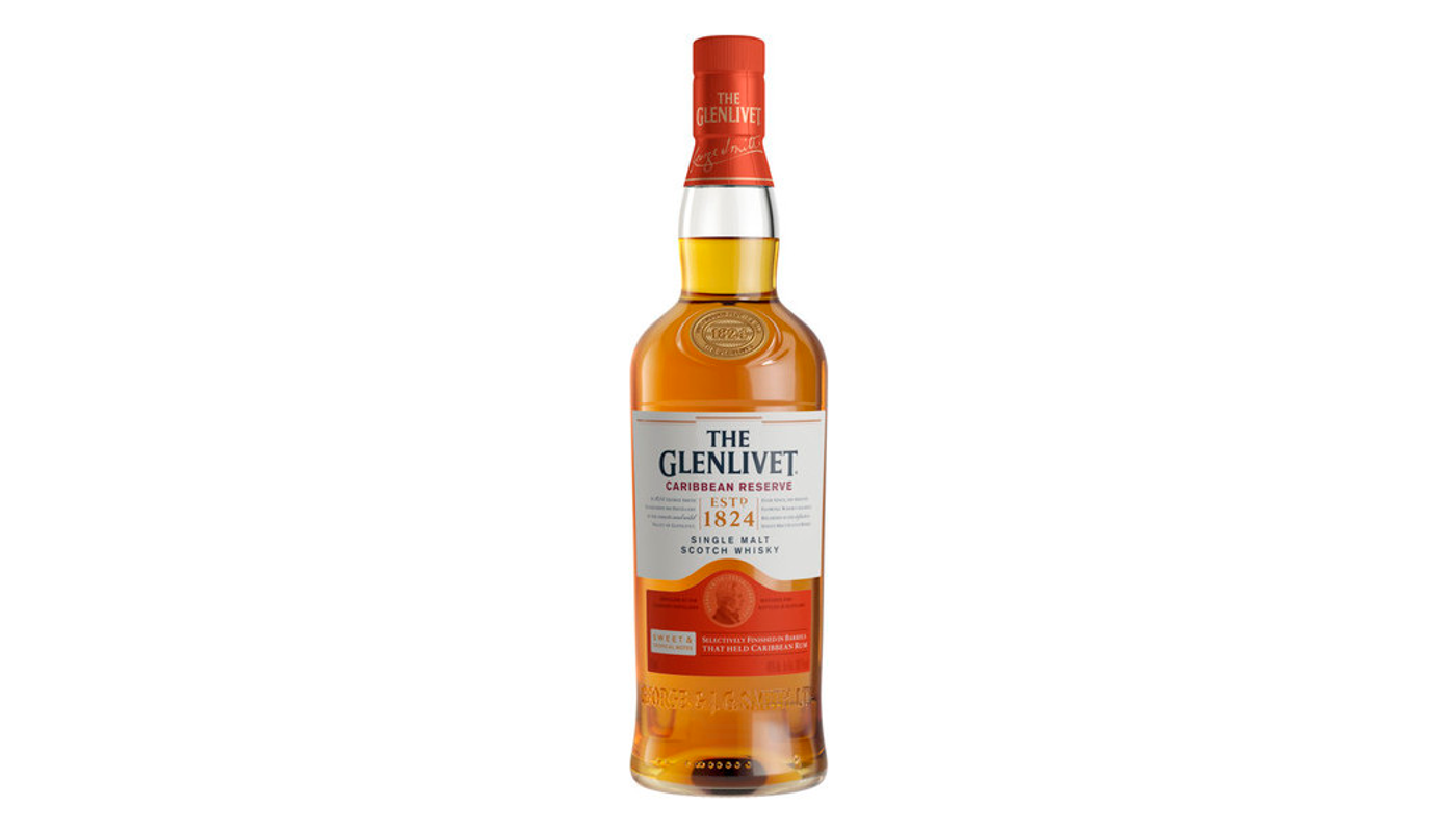 Order The Glenlivet Caribbean Reserve Scotch Whisky 750mL food online from Oceanview Liquor store, Hermosa Beach on bringmethat.com