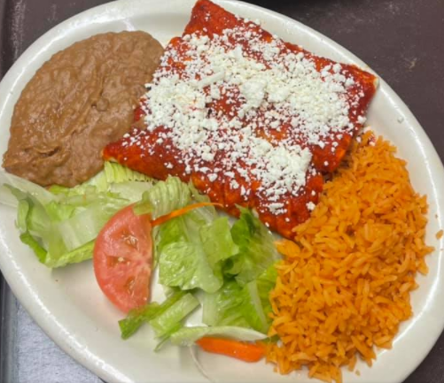 Order Mexican Enchiladas  food online from Los charritos mexican grill store, Rosenberg on bringmethat.com