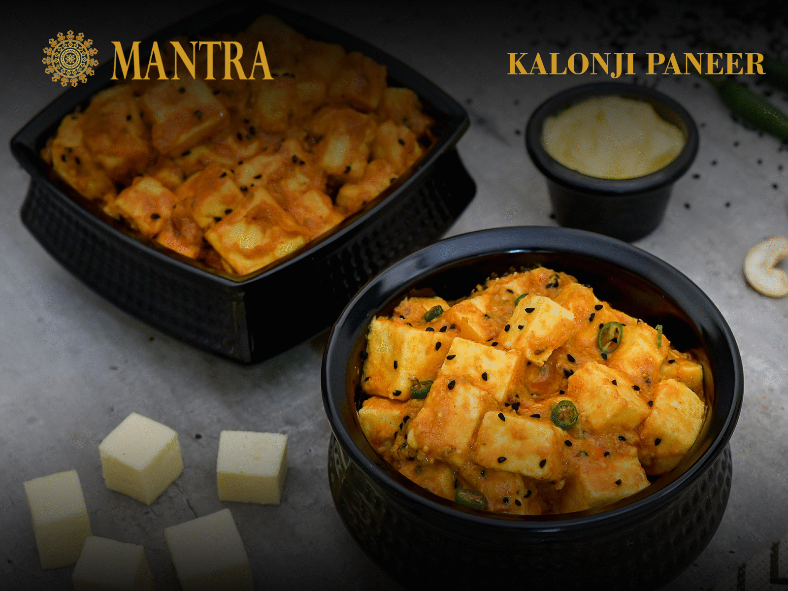 Order Kalonji Paneer food online from Mantra Authentic Indian Restaurant store, Jersey City on bringmethat.com