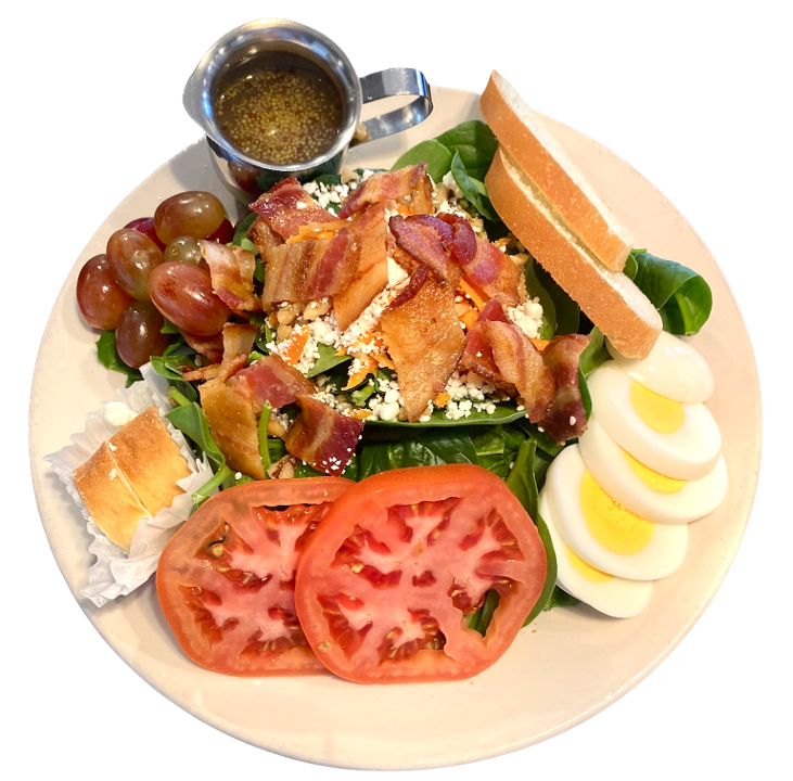 Order Spinach Salad Plate food online from Vermont Mustard Company: Vinings store, Atlanta on bringmethat.com