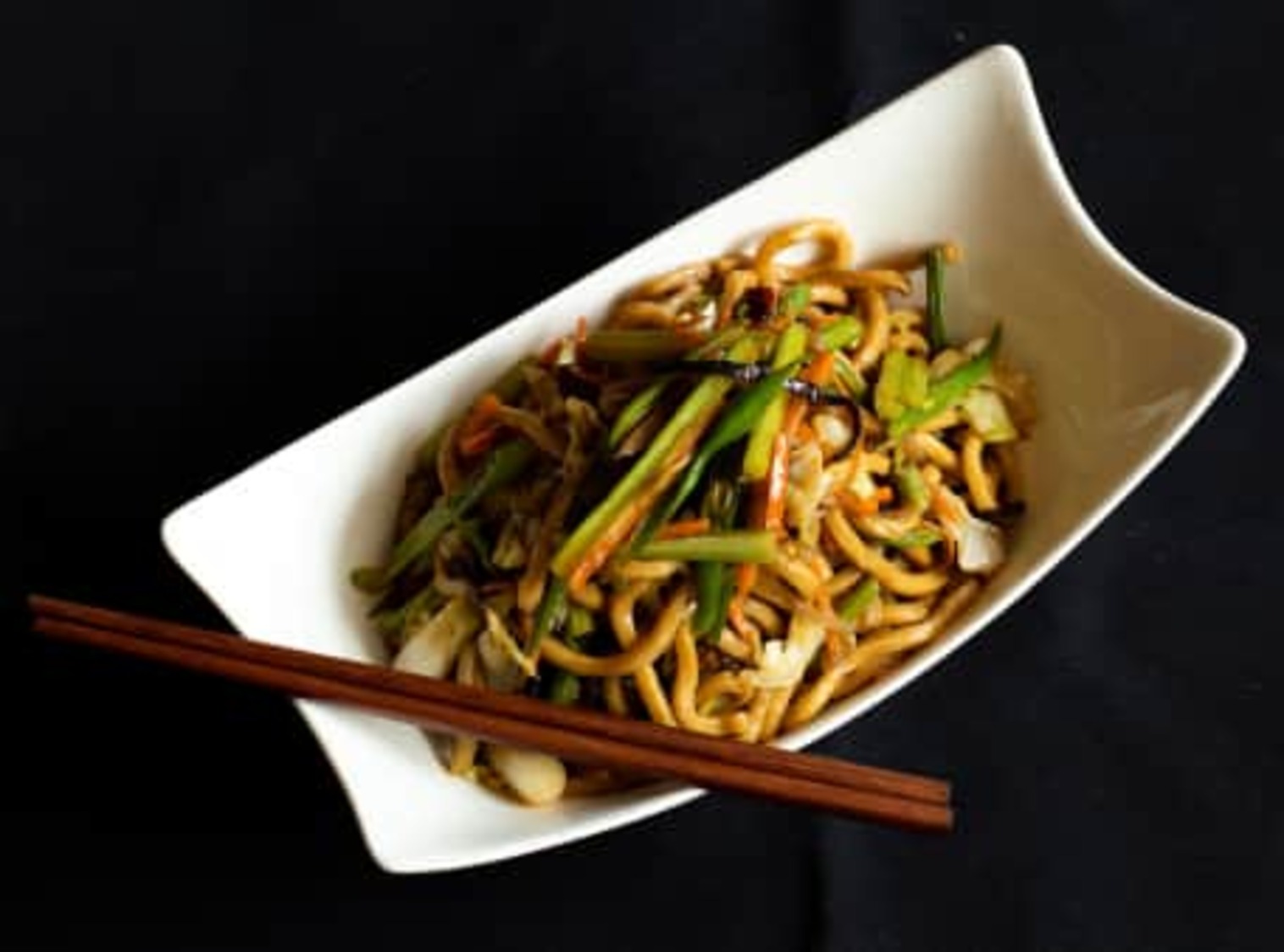 Order Vegetarian Shanghai 'Fat' Chow Mein food online from China Live store, San Francisco on bringmethat.com