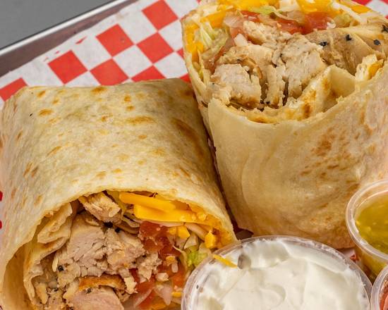 Order Chubby's Grande Burrito food online from Wisco Burger store, Brookfield on bringmethat.com