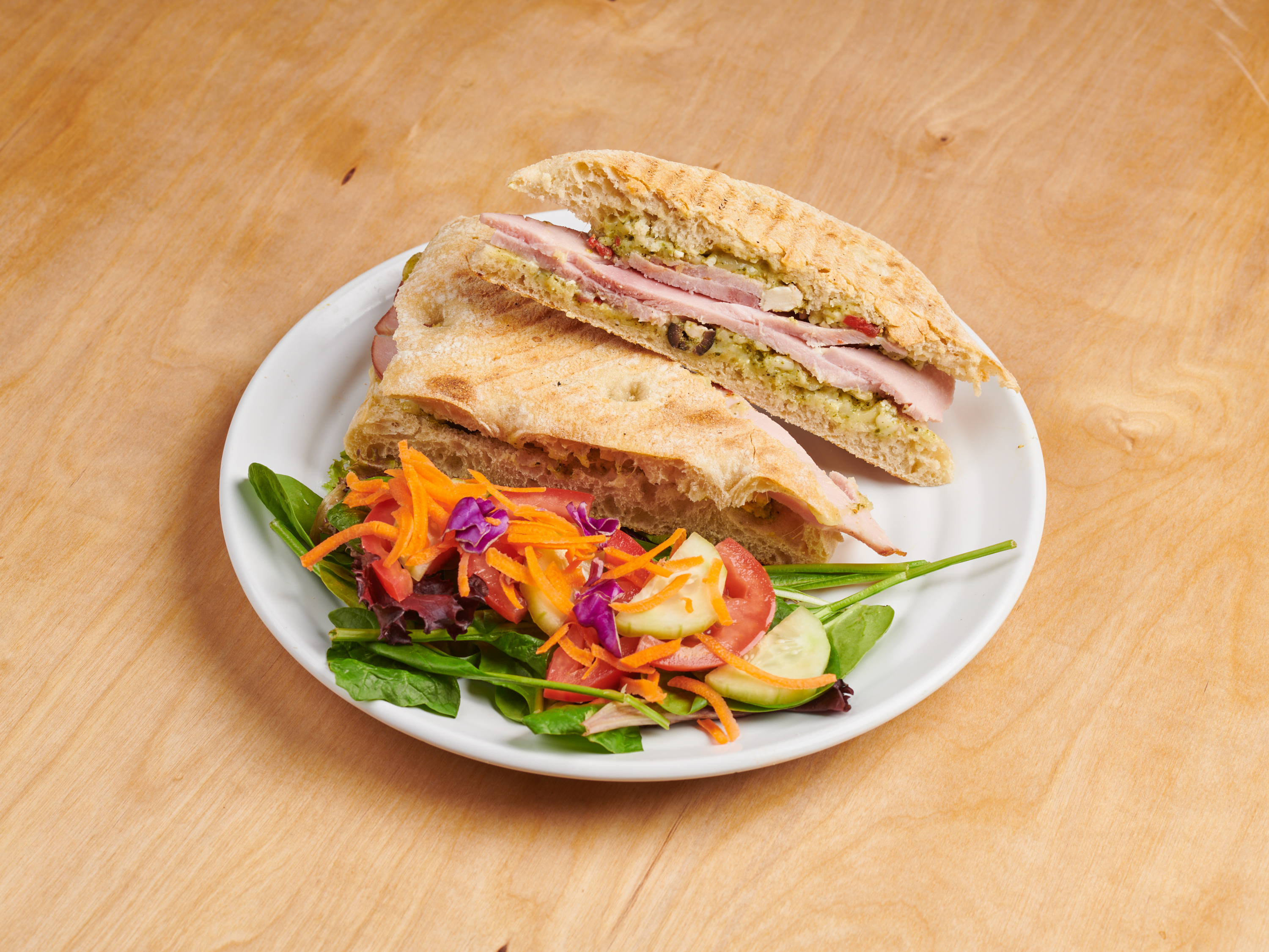 Order Pesto Panini food online from Spirit Winds Coffee Bar store, Las Cruces on bringmethat.com