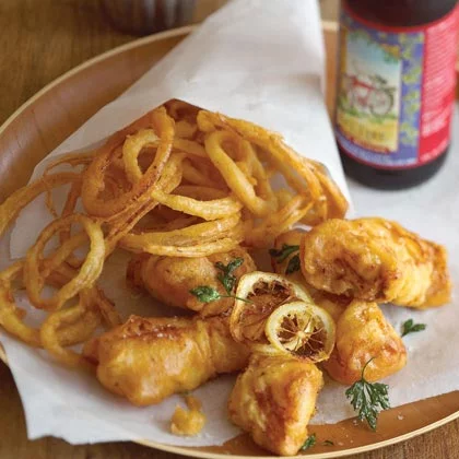Order Fish and Onion Rings Dinner food online from Boston House of Pizza store, Roslindale on bringmethat.com