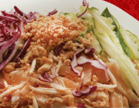 Order E16. Pad Thai  food online from Rice Pot Xpress store, McKinney on bringmethat.com