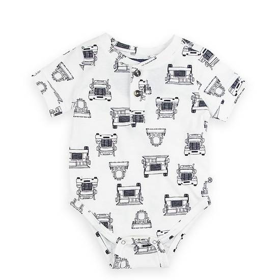 Order Sovereign Code® Size 0-3M Trucks Bodysuit in Ivory food online from Bed Bath & Beyond store, Lancaster on bringmethat.com