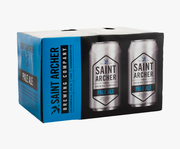 Order Saint Archer Pale Ale 6 Pack food online from Terners Liquor store, Los Angeles on bringmethat.com