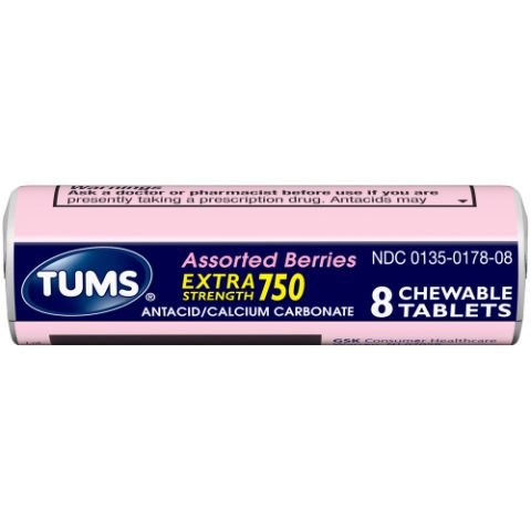 Order Tums Ex-Strength Assorted Berry Roll 8 Count food online from 7-Eleven store, San Luis Obispo on bringmethat.com