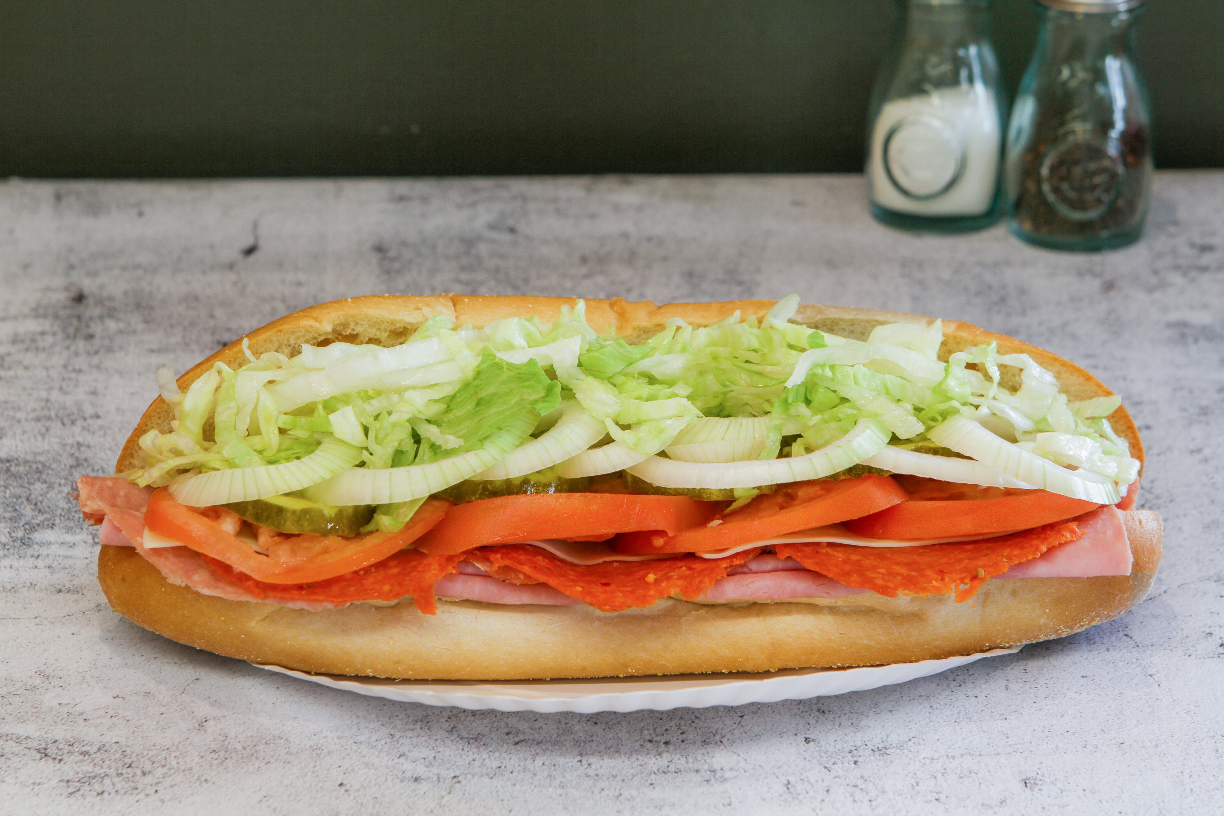 Order Italian Sub - Small food online from Atlas Pizza store, Worcester on bringmethat.com