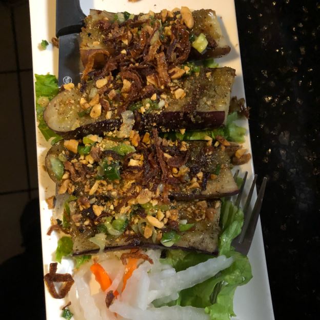 Order 10. Grilled Lemongrass Eggplants food online from Green Tree store, Seattle on bringmethat.com
