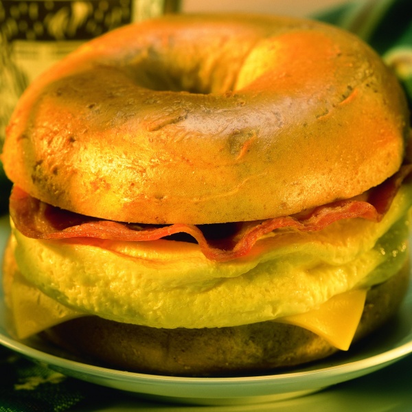 Order Eggwich with Meat food online from Bagelworks Cafe store, Los Angeles on bringmethat.com