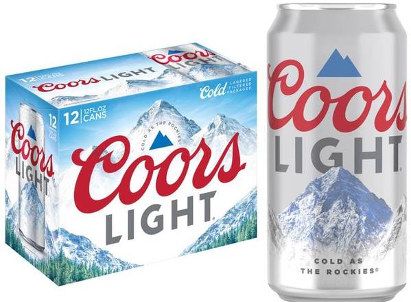 Order Coors Light, 12pk-12oz can beer (4.2% ABV) food online from Fastrip store, Bakersfield on bringmethat.com