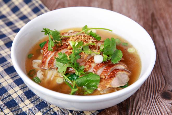 Order Roasted Duck Noodle Soup food online from King Of Thai Noodle store, San Francisco on bringmethat.com