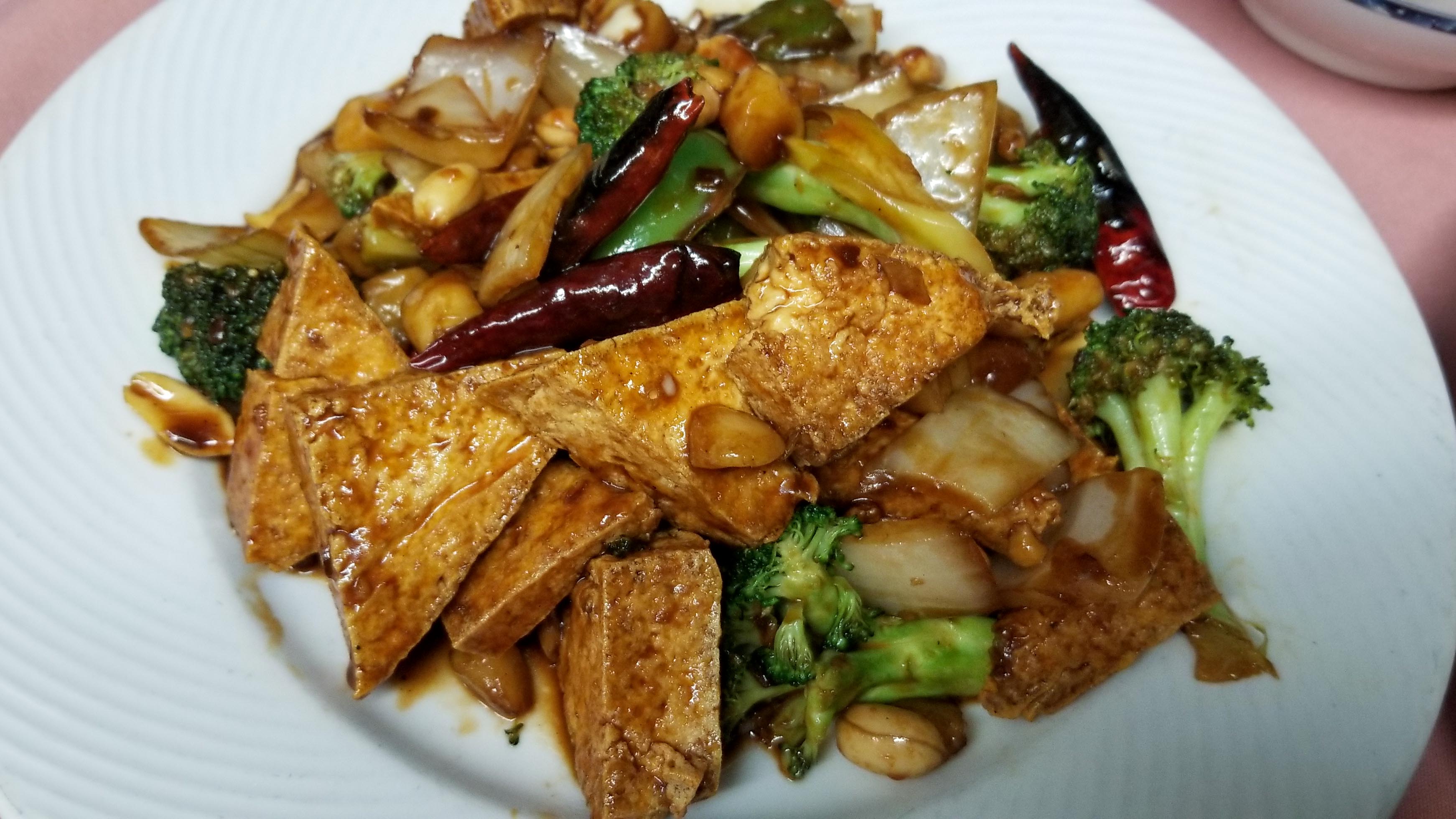 Order Fried Tofu with Vegetables food online from China Garden store, Woodland Hills on bringmethat.com