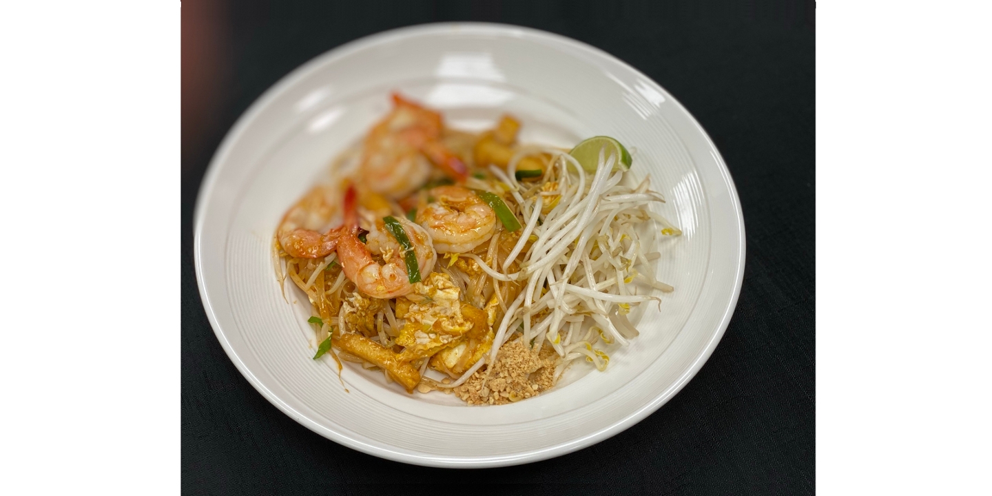 Order Pad Thai Goong food online from Modern Thai Restaurant store, Tyrone on bringmethat.com
