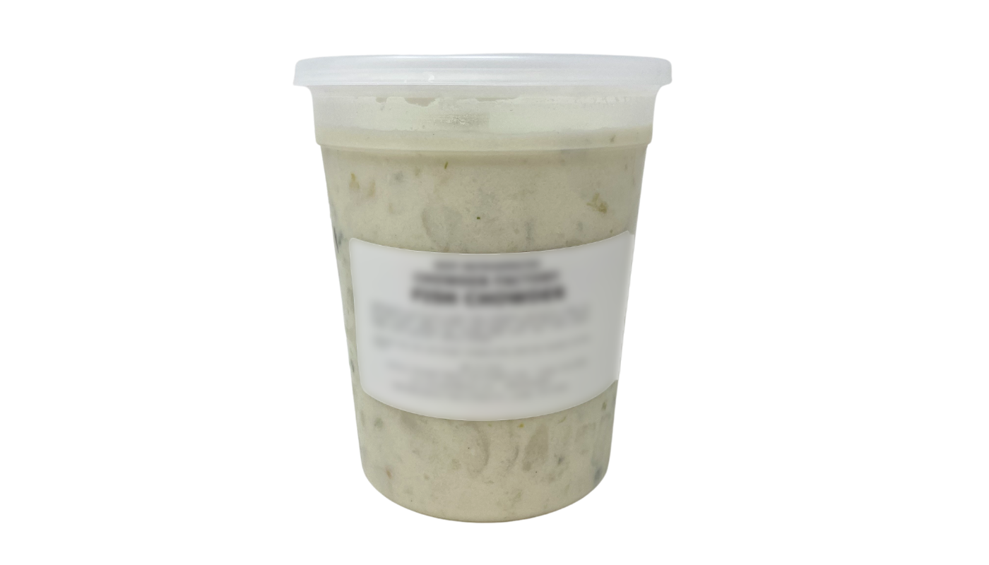 Order Fish Chowder (Refrigerated) food online from Chowder Factory store, Lowell on bringmethat.com