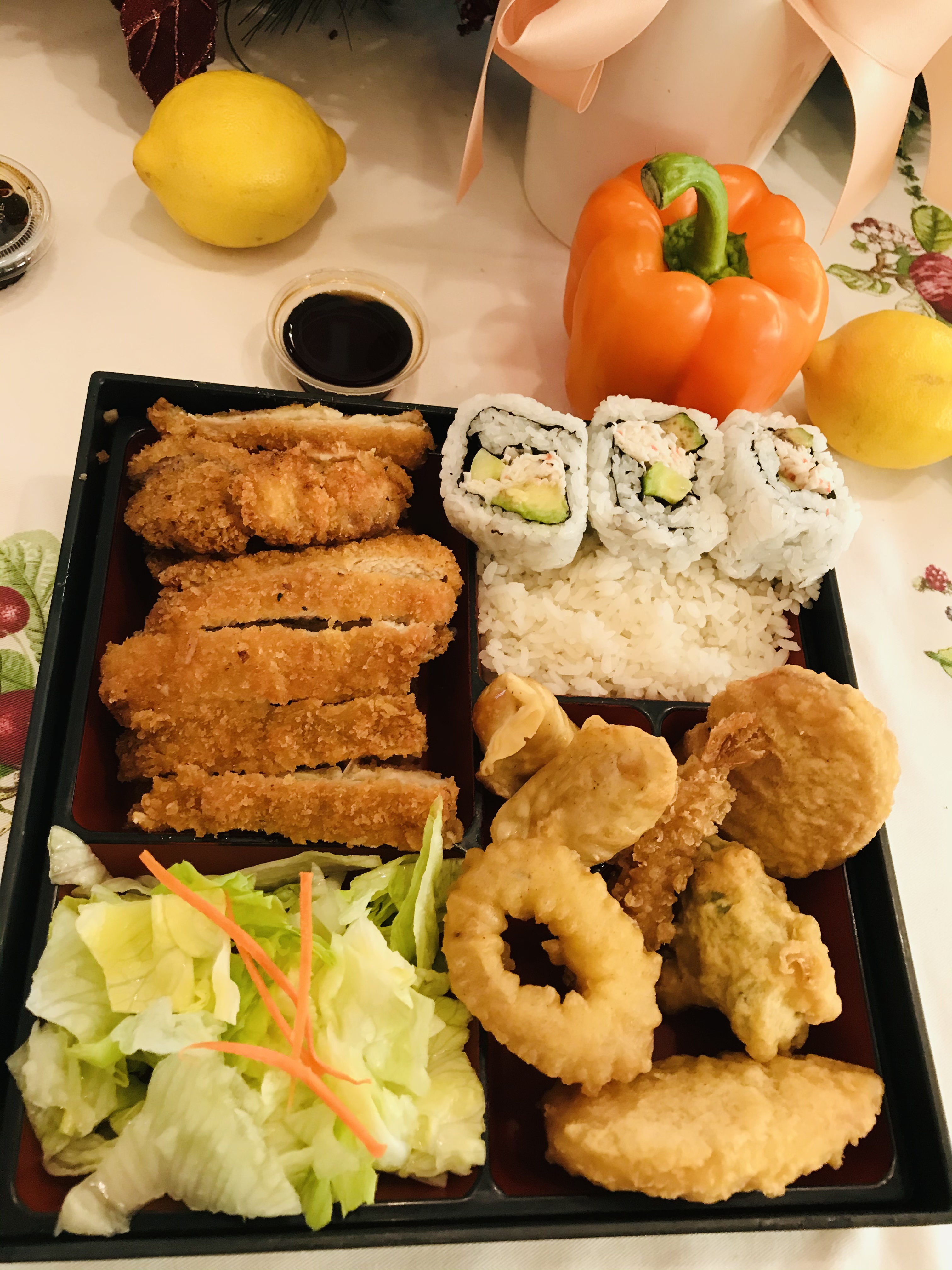 Order Chicken Katsu Bento Box food online from Joy Teriyaki store, Troutdale on bringmethat.com