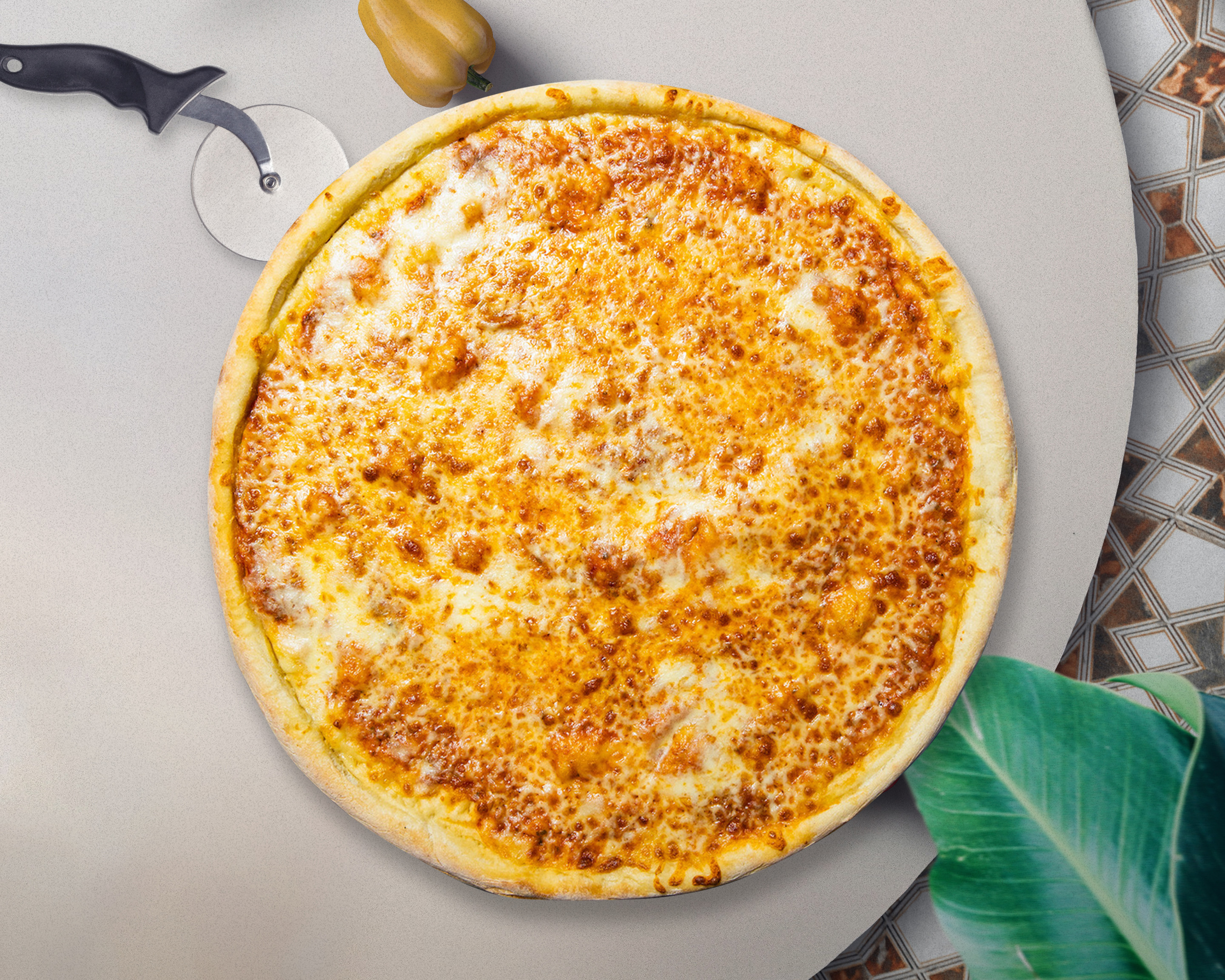 Order Cheese Pizza food online from Pizza & Goods store, Hamilton on bringmethat.com