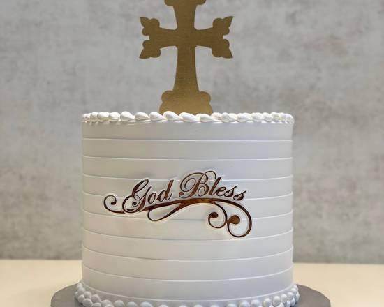 Order God-Bless You Special Occasion Cake  food online from Lb Cake Stop store, Baldwin Park on bringmethat.com