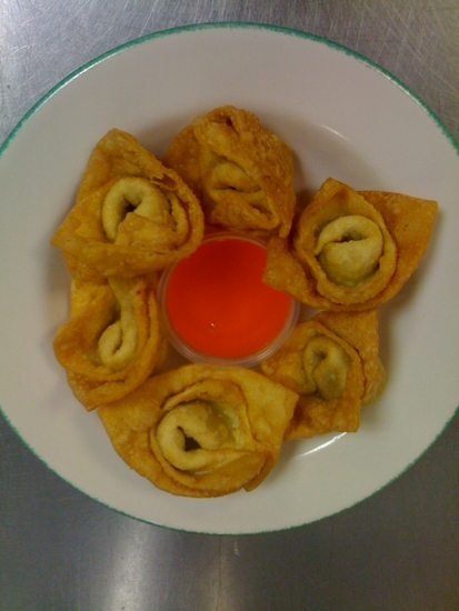 Order 3. Fried Wonton food online from Food Wall Chinese Restaurant store, Jamaica Plain on bringmethat.com