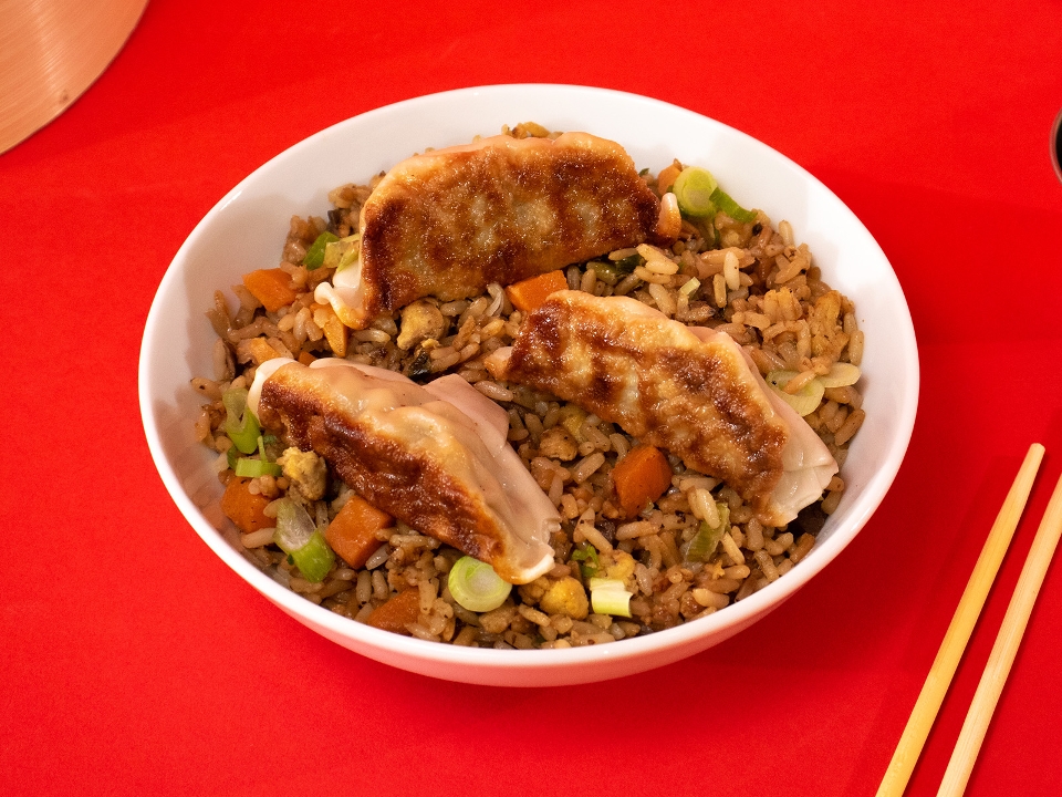 Order Chicken Potsticker Fried Rice food online from Wow Bao store, Chicago on bringmethat.com