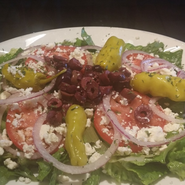 Order Greek Salad food online from Vito's Gourmet Pizza store, Fort Lauderdale on bringmethat.com