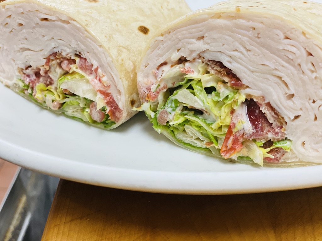 Order Turkey B.L.T. Wrap food online from State Street Cafe store, North Haven on bringmethat.com