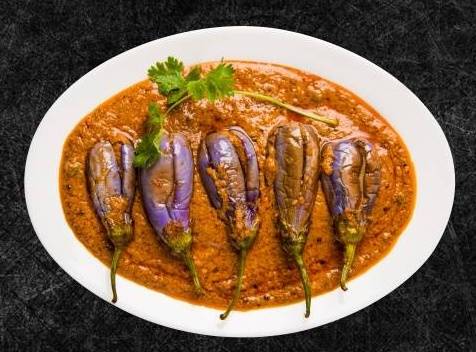 Order Smoked Eggplant Masala (Vegan) food online from Plant-Based Indian store, Sterling on bringmethat.com
