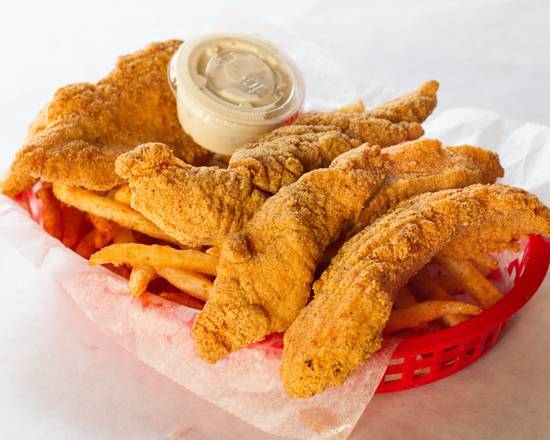 Order Fried Catfish Basket food online from The Boiling Crab store, Washington on bringmethat.com