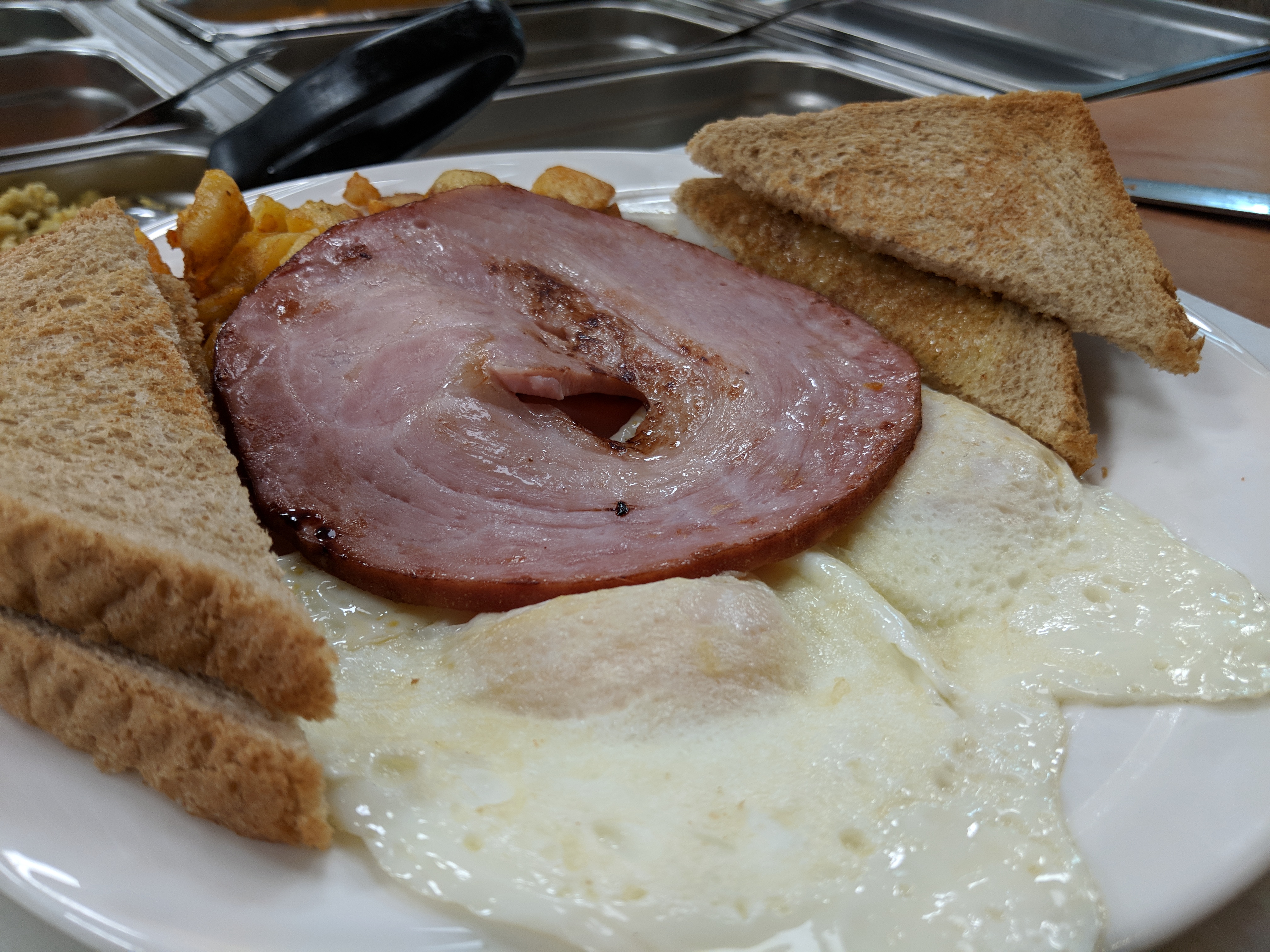 Order 2 Eggs with Ham Breakfast food online from Brothers Breakfast store, Peabody on bringmethat.com