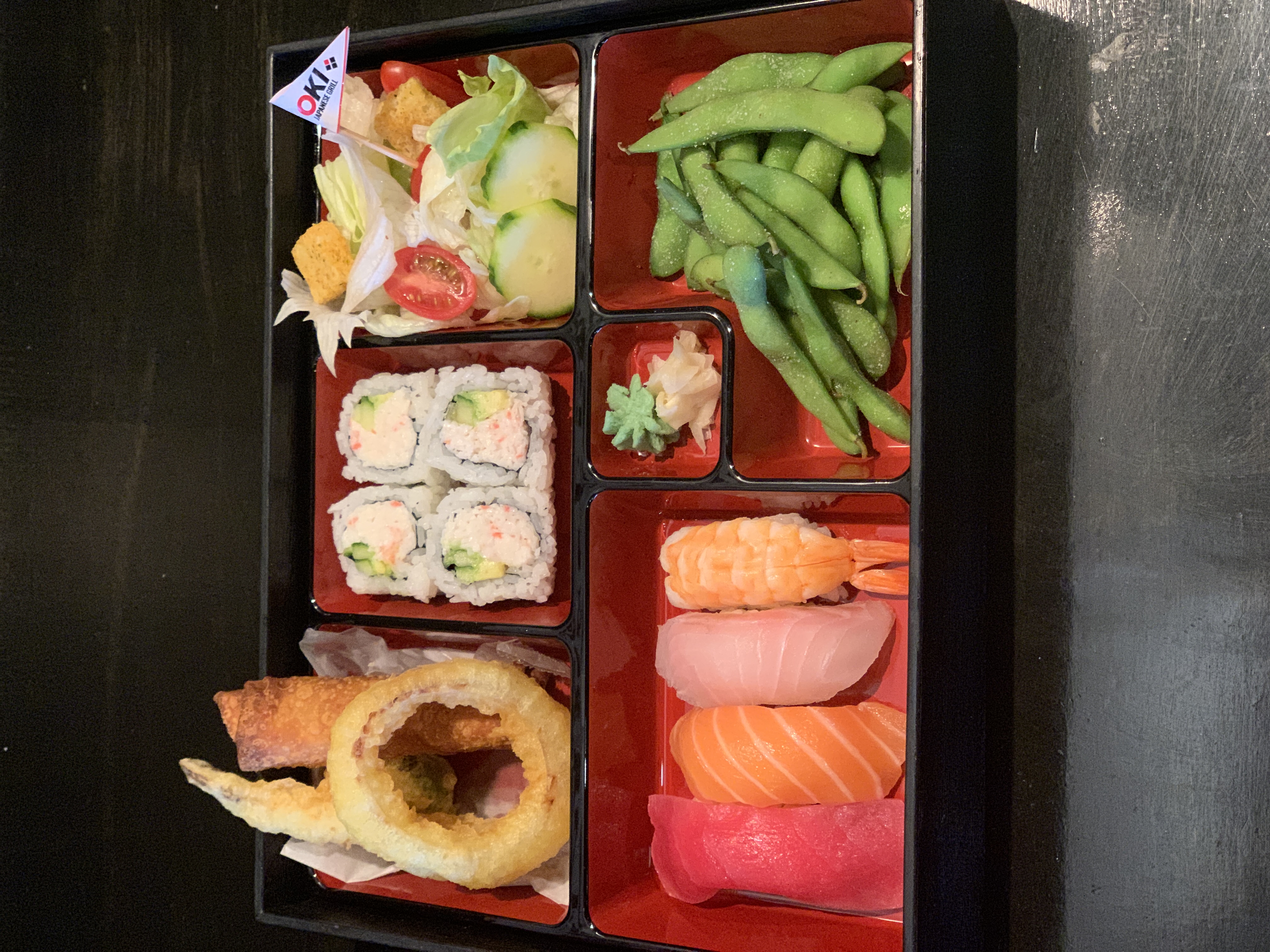 Order Sushi Bento food online from Oki Japanese Grill store, Plano on bringmethat.com