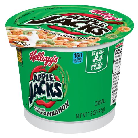 Order Kellogg's Apple Jacks Cereal Cup 1.5oz food online from 7-Eleven store, Denville on bringmethat.com