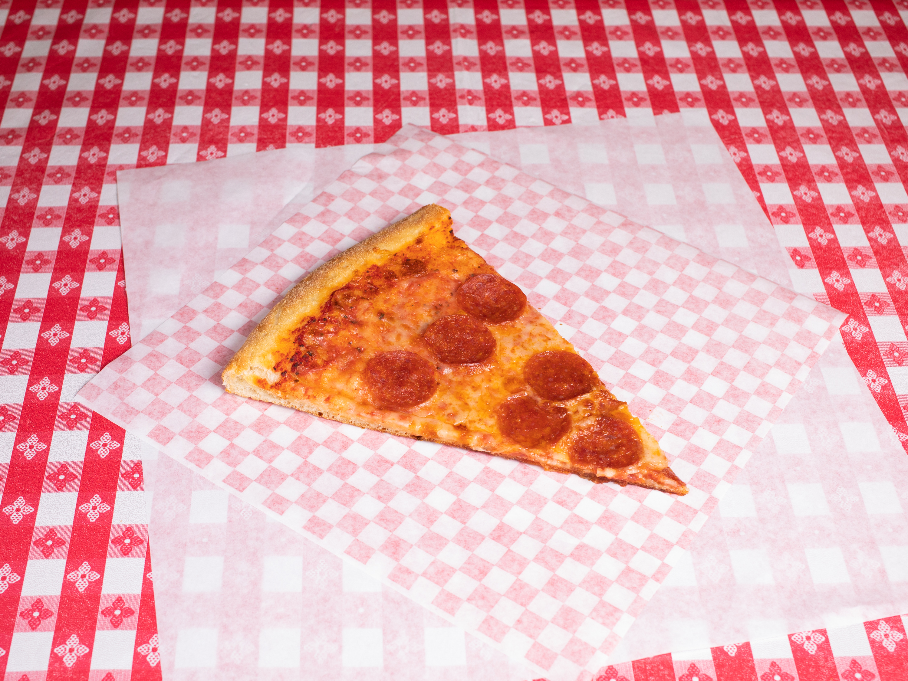 Order Pepperoni Pizza Slice food online from Pizza Joint store, San Francisco on bringmethat.com