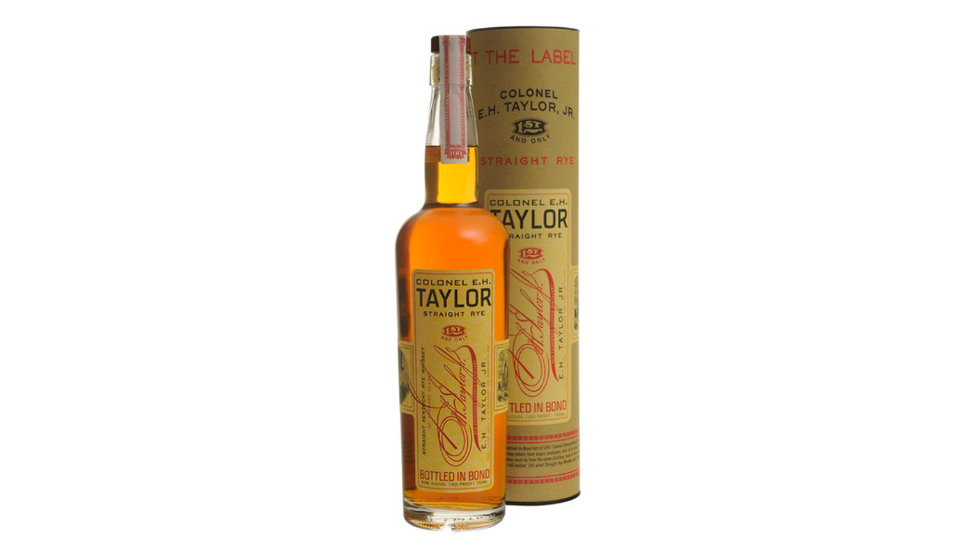 Order Colonel E.H. Taylor Jr. Straight Rye Whiskey Bottled in Bond 750mL food online from Circus Liquor store, Santa Clarita on bringmethat.com