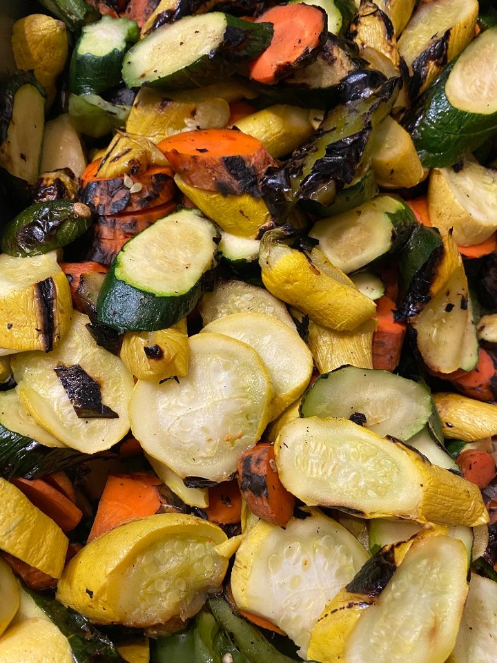 Order Side Grilled Vegetables food online from La Fresh Mediterranean Grill store, Plymouth on bringmethat.com