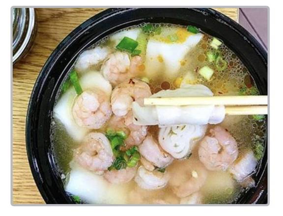 Order Shrimp Noodle Soup戀.    .    鲜虾汤粉 food online from China Boy store, Washington on bringmethat.com