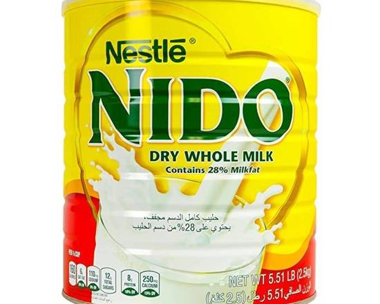 Order Nestle Nido Dry Whole Milk (5.51 Lb) food online from Nohadra Grocery store, Chicago on bringmethat.com