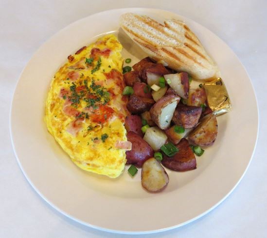 Order Create Your Own Omelet food online from Champagne Bakery store, San Diego on bringmethat.com