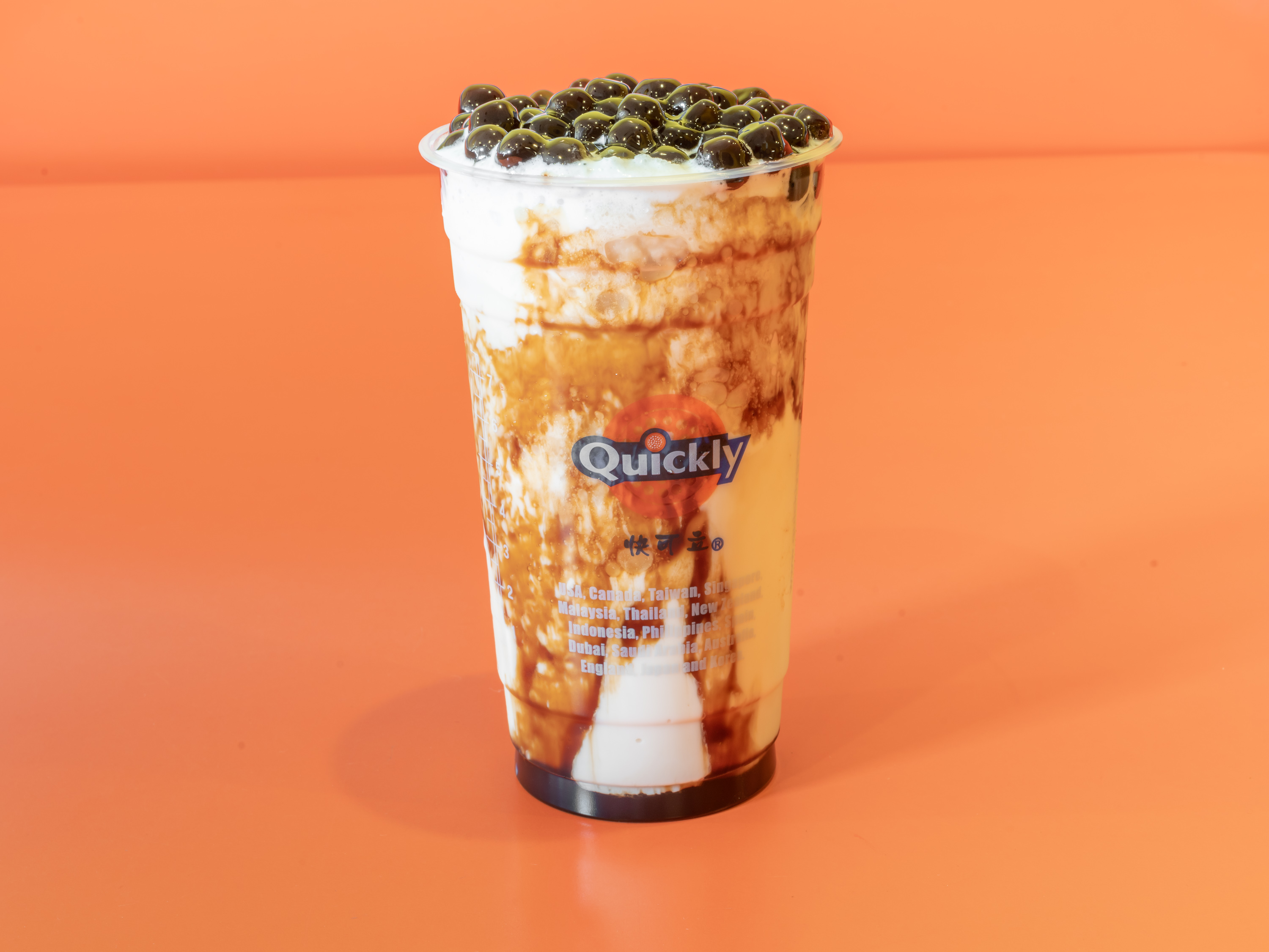 Order Brown Sugar Milk Slush with Boba food online from Quickly store, Morrow on bringmethat.com
