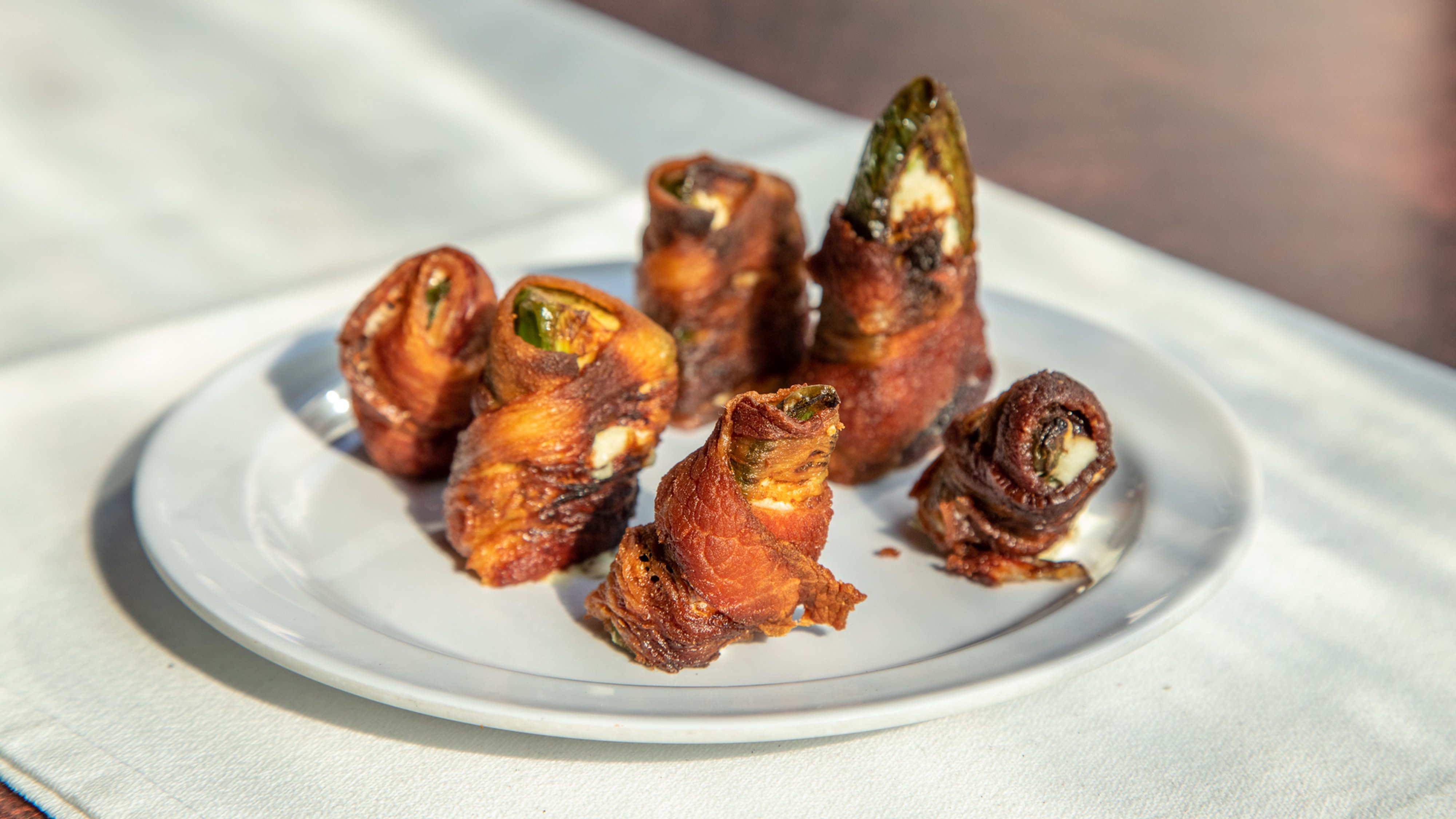 Order Bacon Wrapped Jalapeño Poppers food online from The Sycamore store, San Francisco on bringmethat.com